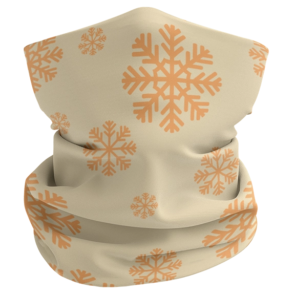 Christmas Snowflakes Branded Neck Warmer Online